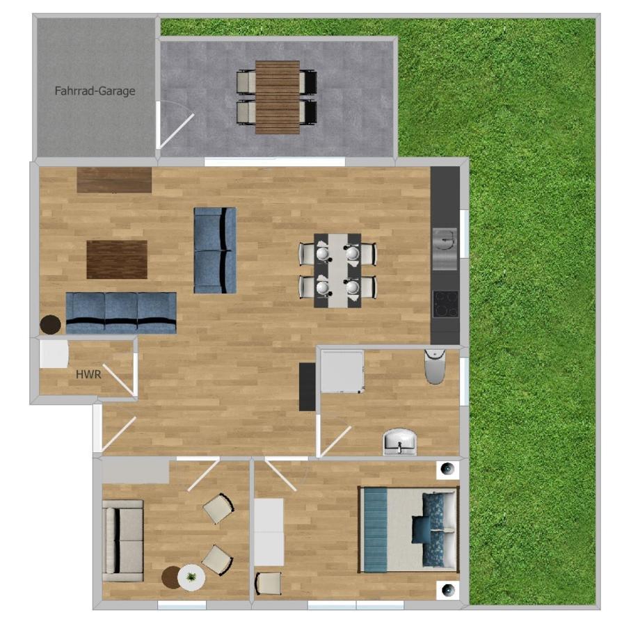 Wangerkajuete Appartement Schillig Buitenkant foto